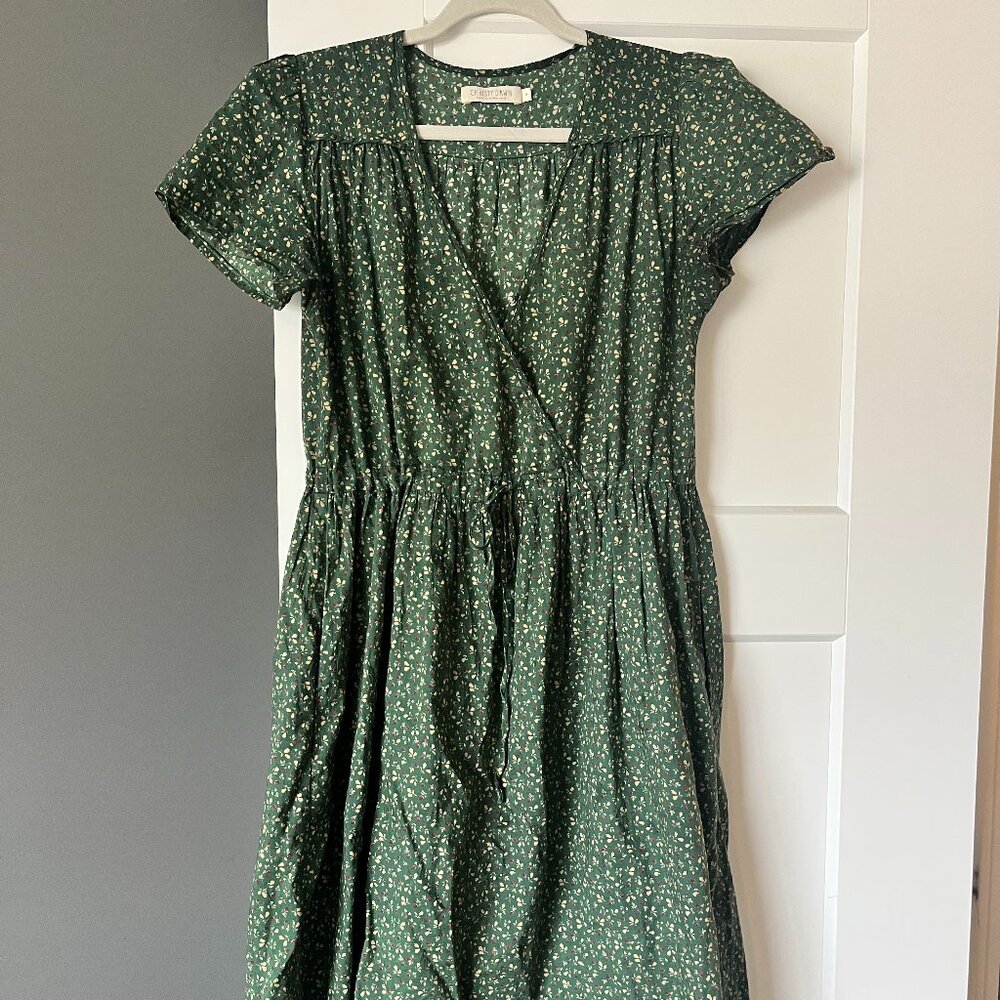 Christy Dawn Simple Dawn Dress, Moss Pear Harvest (green)